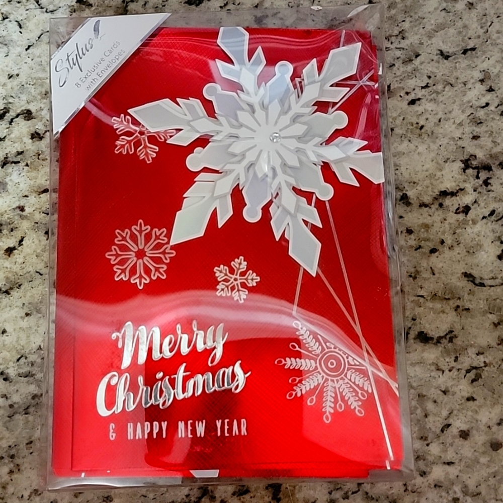 8 Handcrafted Christmas cards